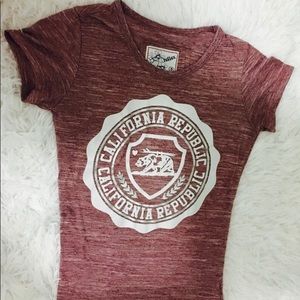 Heather Red California Shirt ❤️